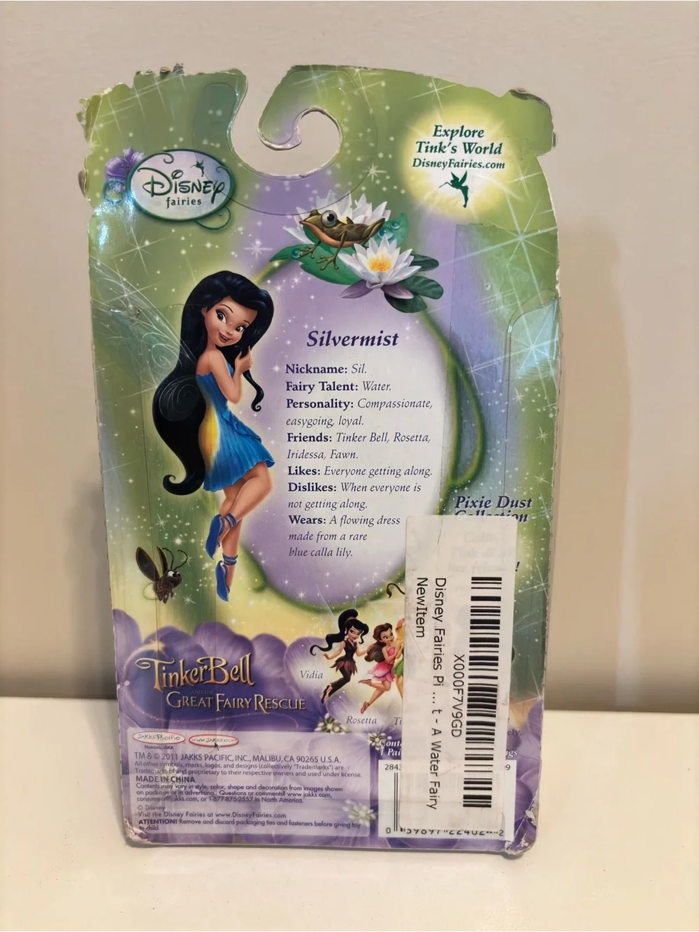 Disney Silvermist Fairy Doll - Blue and Teal Wings